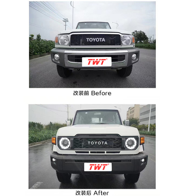 Toyota LC76 Bumper Grille Kit 2022 Upgrade with 1 Year Warranty
