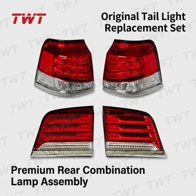 TWT LENS & BODY REAR COMBINATION LAMP, LH RH 81561-60A40 81551-60A60 8156160A40 8155160A60 for Toyota Lexus LX450d 570 2012-2015
