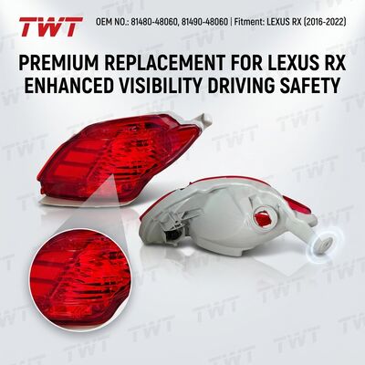 Rear Fog Lamp ASSY LH RH 81490-48020 81480-48020 8149048020 8148048020 For Toyota Lexus RX270 350 450H 2008-2012