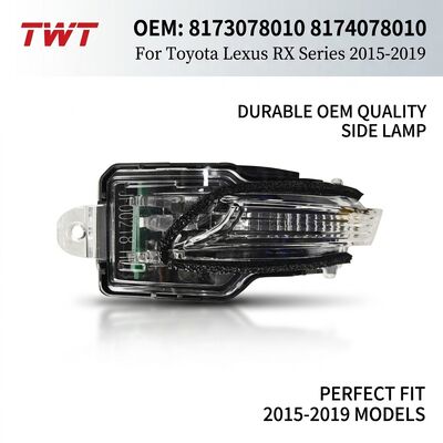 Twt 81730-78010 81740-78010 Side Turn Signal Lamp Assy 8173078010 8174078010 For Toyota Lexus Rx Series 2015-2019