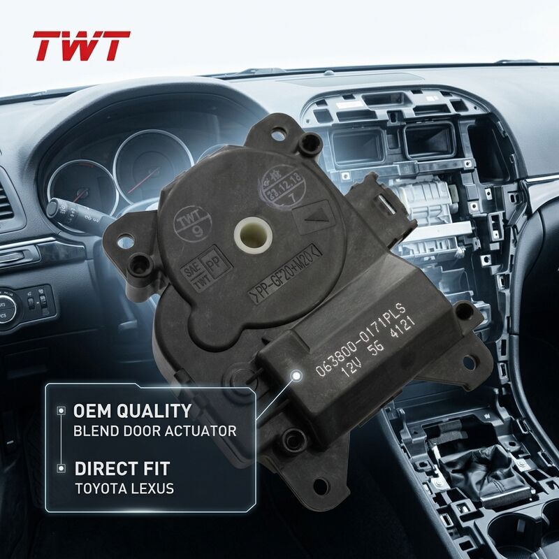 TWT Car A/C Heater Blend Door Flap Actuator 87106-30450 DENSO OEM Number 063800-0171PLS for Toyota Lexus IS / Crown / Lexus GS
