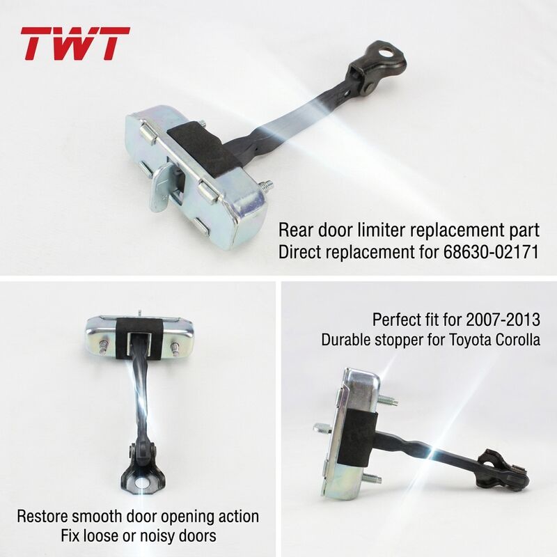 Door Check Strap Stopper 68630-02171 For Rear Door Limiter LR 2007-2013 Toyota Corolla
