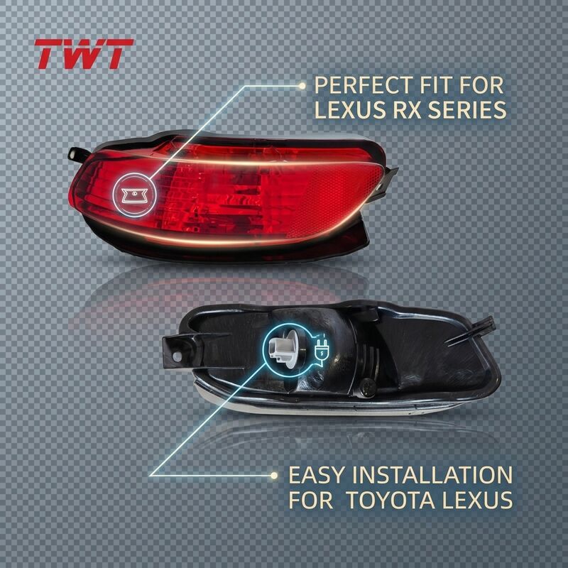 TYC REFLECTOR ASSY, REFLEX, LH RH 81920-48040 81910-48040 81910-0E010 81920-0E010 for Toyota Lexus RX Series 2015-2019