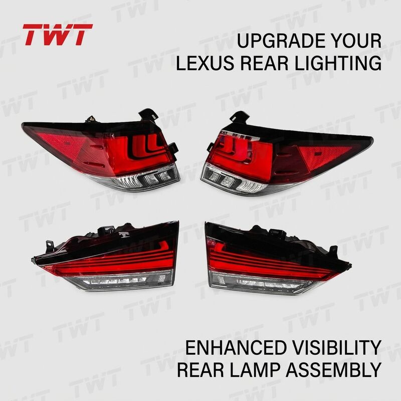 TWT LENS and BODY, REAR LAMP, LH RH PZD00-48490 81580-48360 81590-48360 81550-48490 81560-48490 for Toyota Lexus RX Series 2017