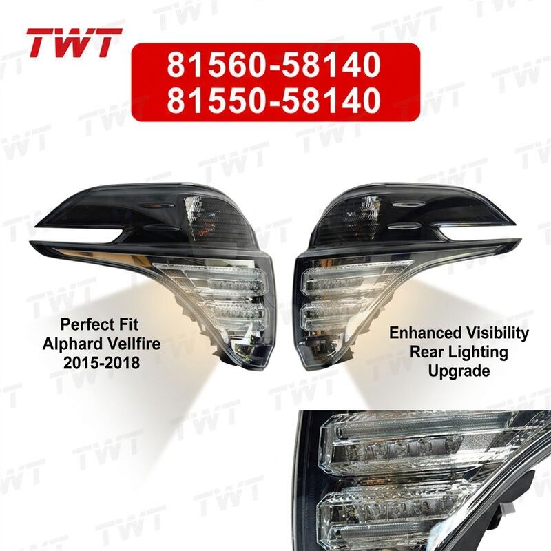 Original 81560-58140 81550-58140 81561-58140 8155158140 Rear Combination Lamp Assy for Alphard Vellfire Hv 2015-2018 Agh30 Ggh30