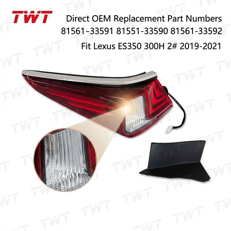Taiwan MSG LENS & BODY REAR COMBINATION LAMP LH RH 81561-33591 81551-33590 81561-33592 for Toyota Lexus ES350 300H 2## 2019-2021